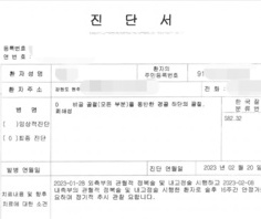 비골 골절 손해사정 사례